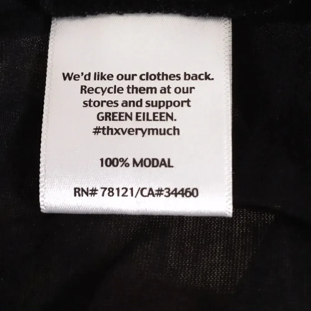 Eileen Fisher black silk‎ Dress